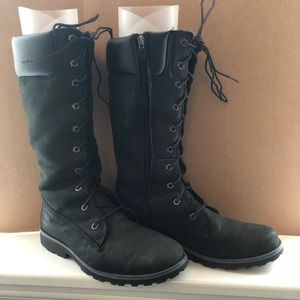 [Timberland] Tall ZipUp/LaceUp Boot